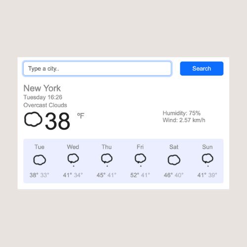 Weather app